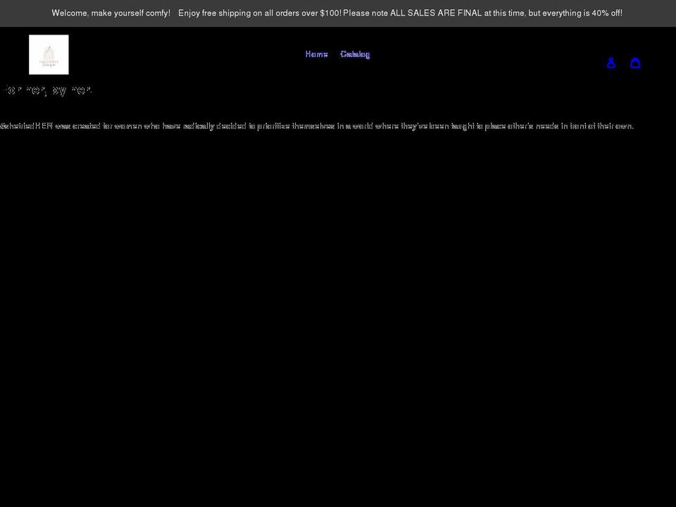 shetriedher.com shopify website screenshot