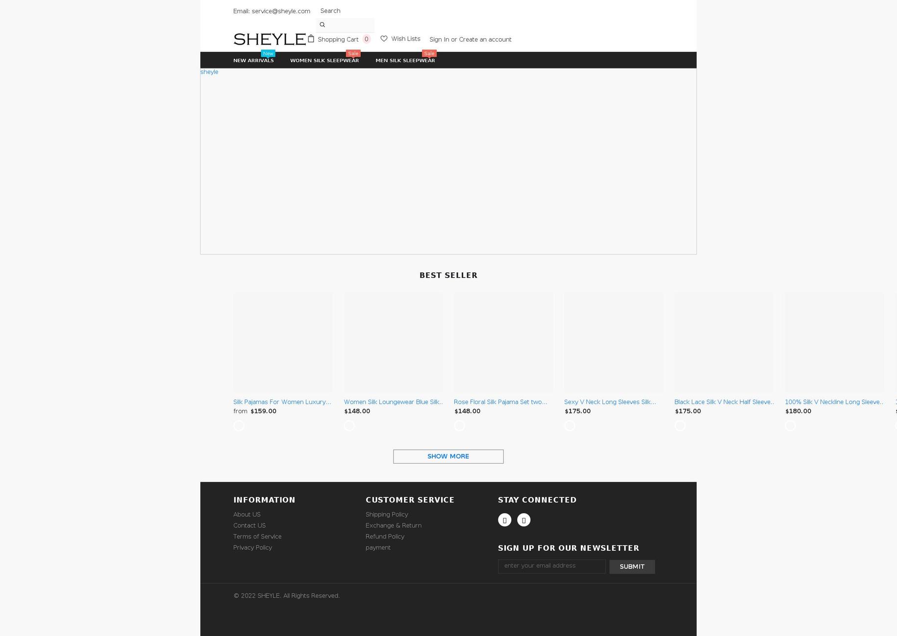 sheyle.com shopify website screenshot