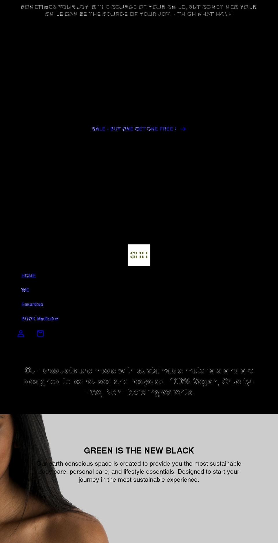 shhbyshante.com shopify website screenshot