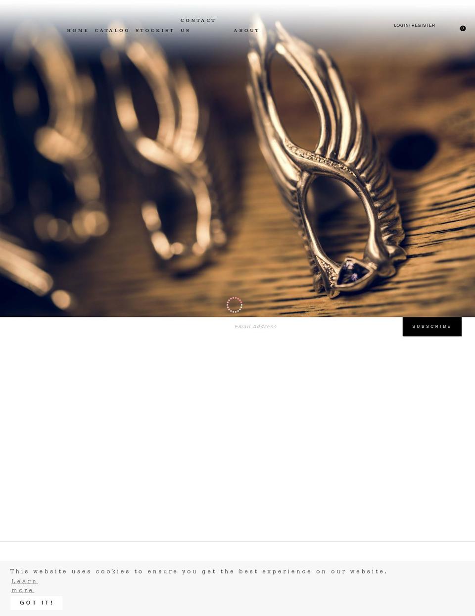 shiangjewelry.com shopify website screenshot