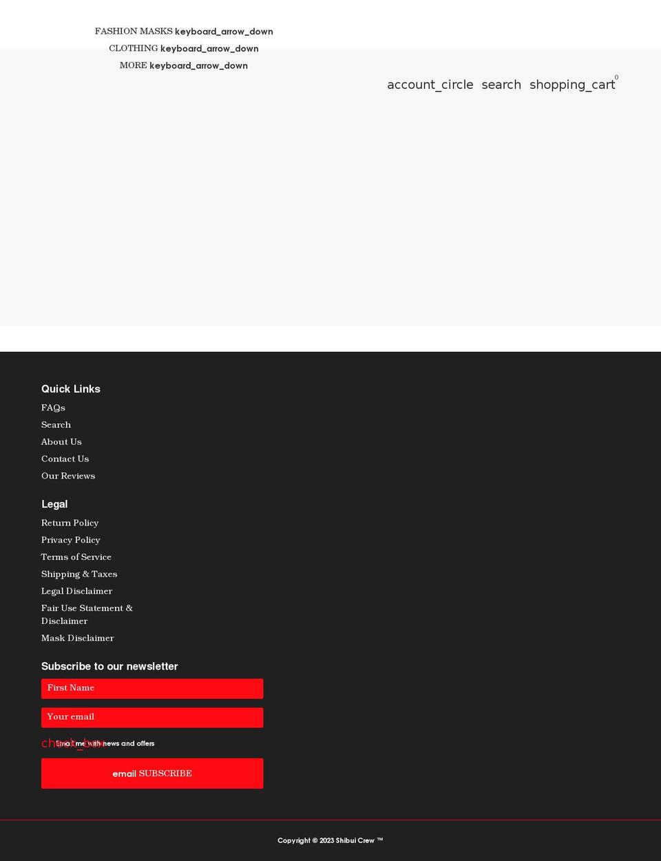 shibuiclan.com shopify website screenshot