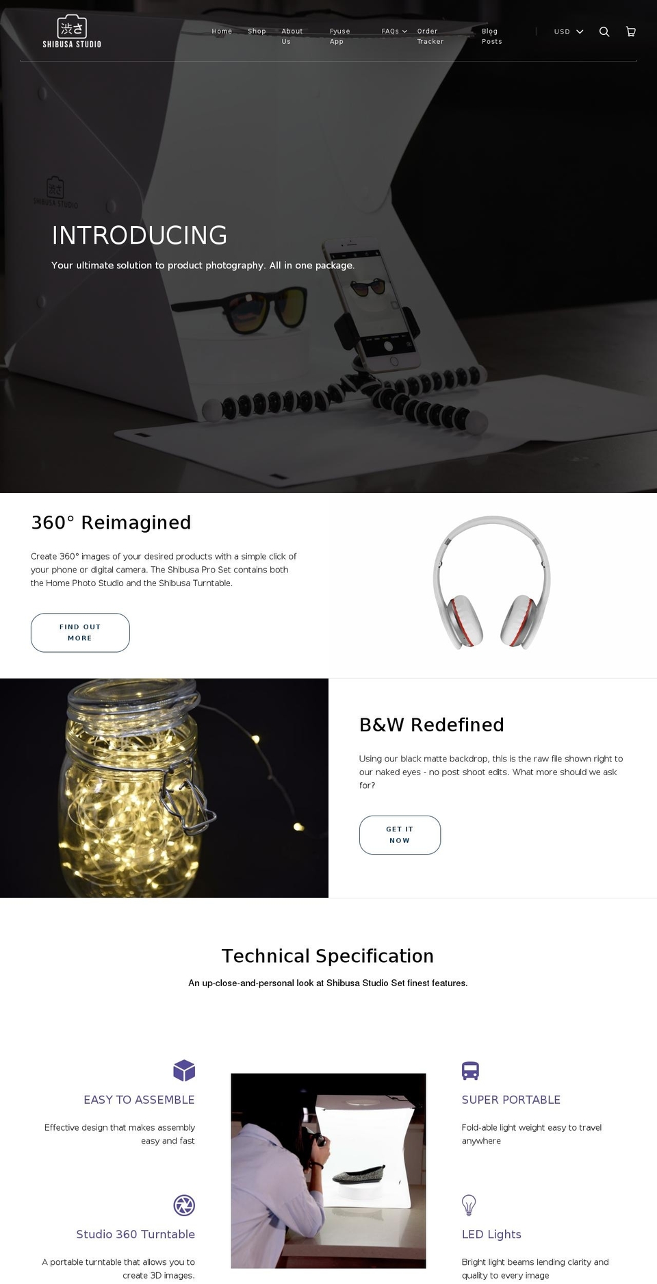 shibusastudio.com — Shopify storefront screenshot