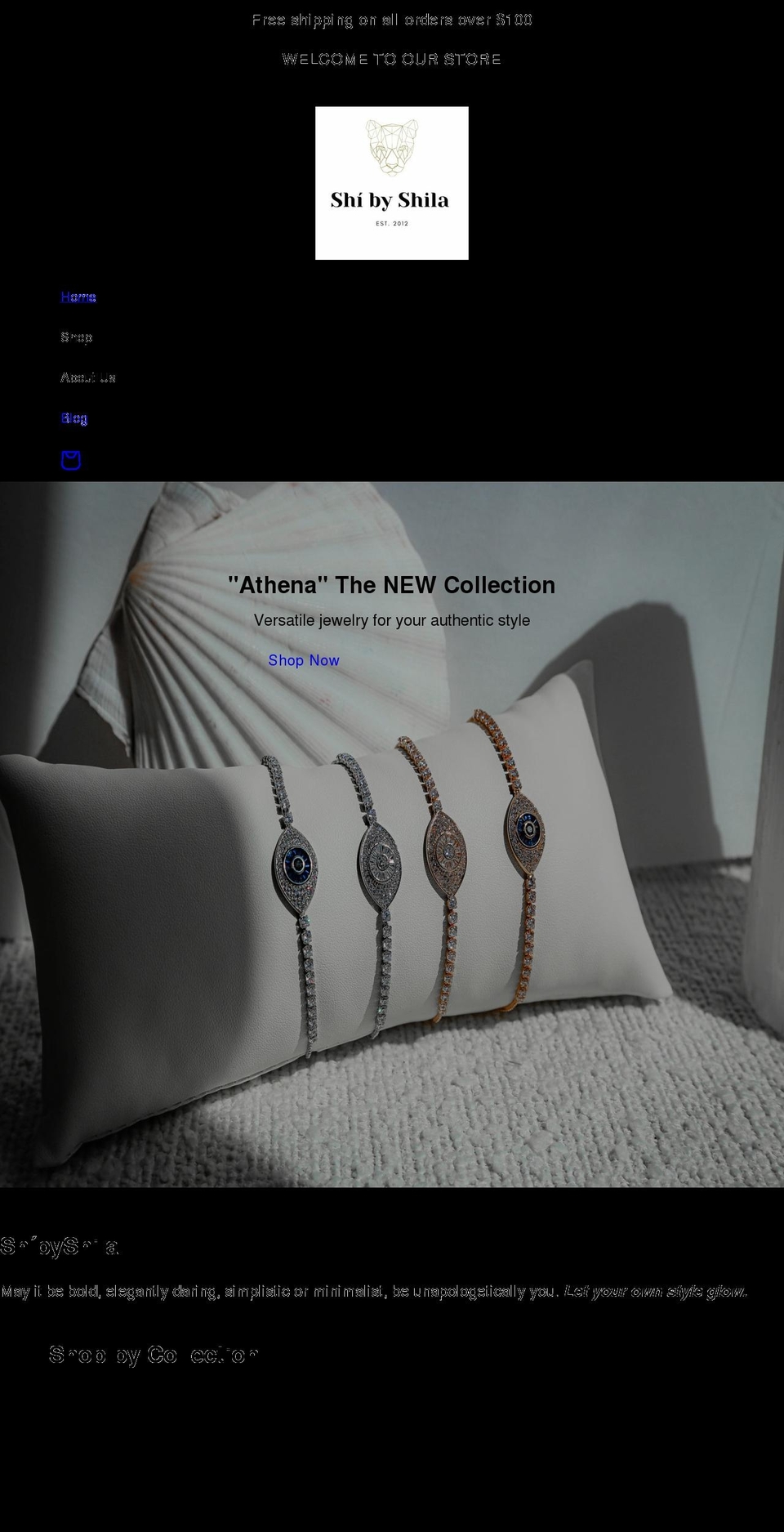 shibyshila.com shopify website screenshot