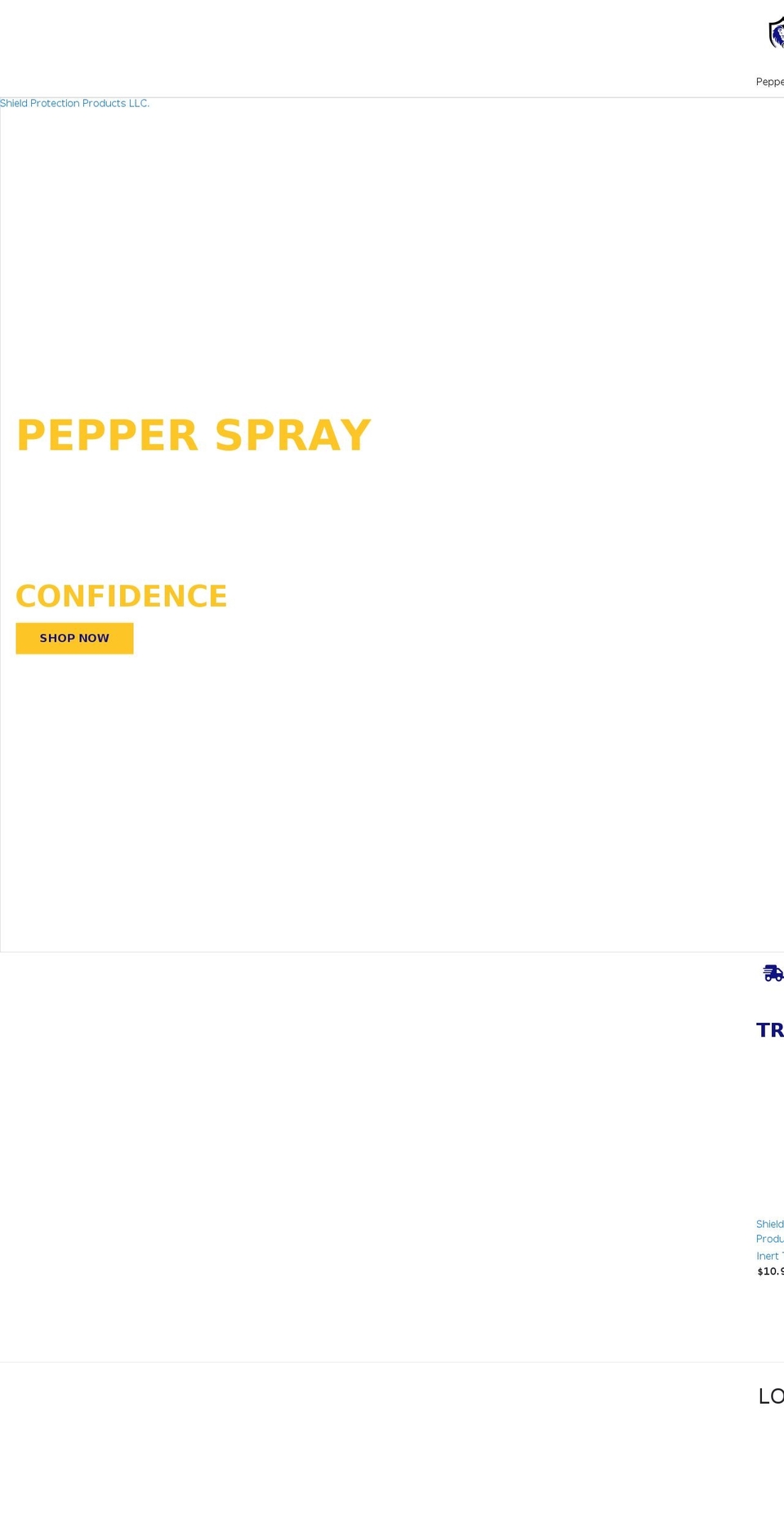 shieldprotectionproducts.com shopify website screenshot