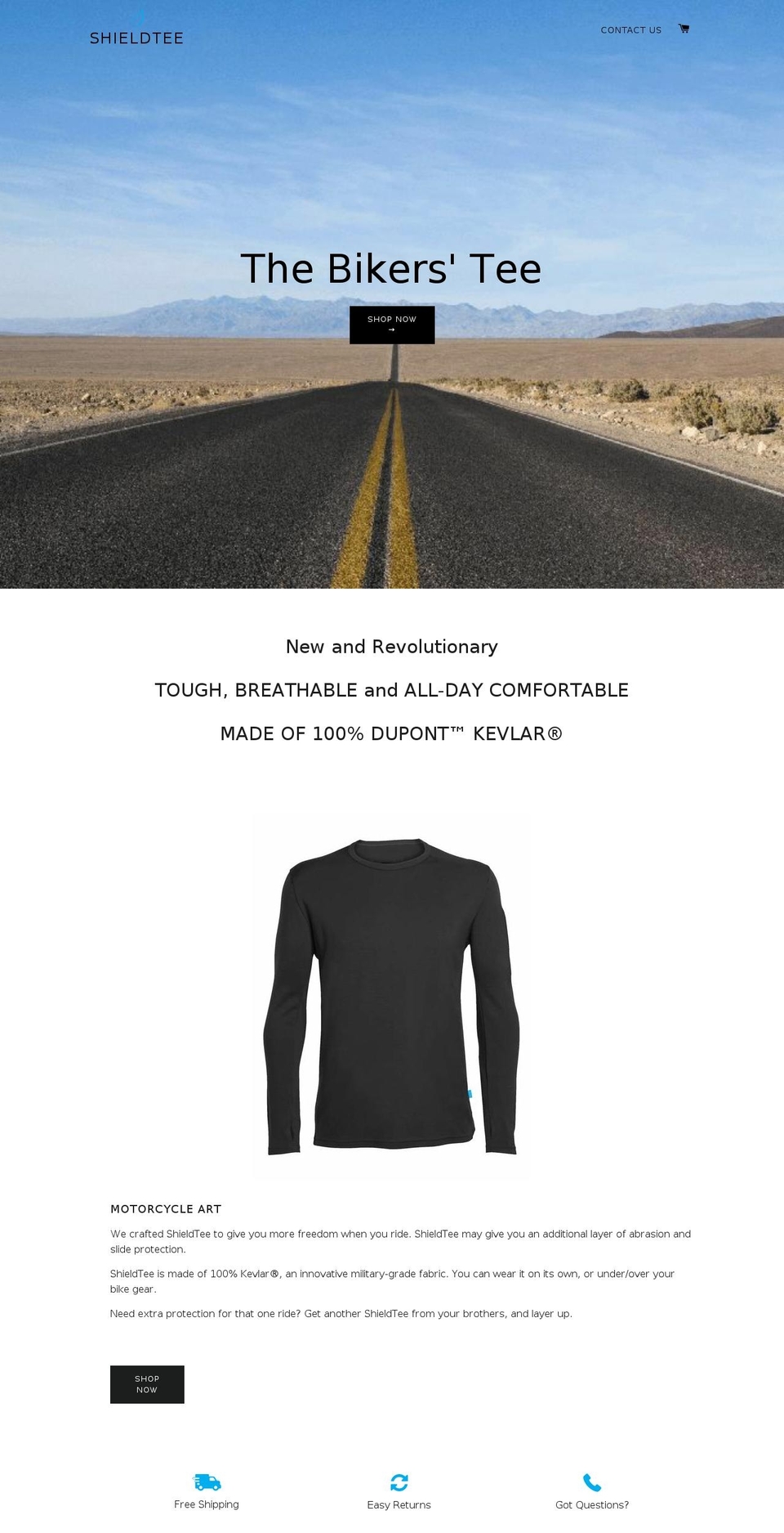shieldtee.com — Shopify storefront screenshot