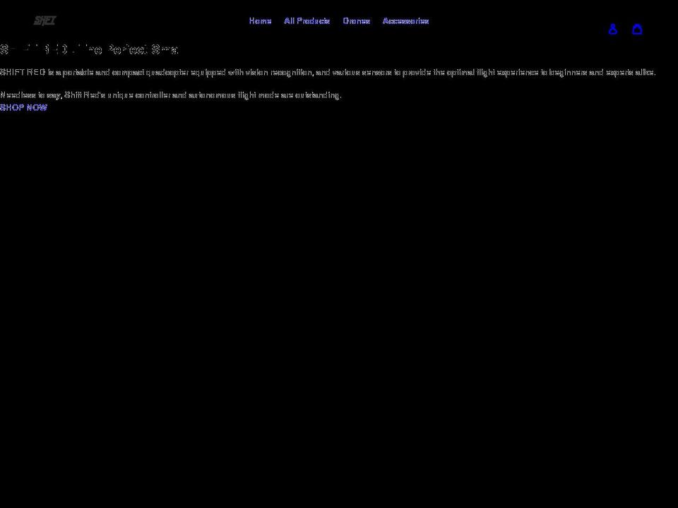 shift-drone.com shopify website screenshot