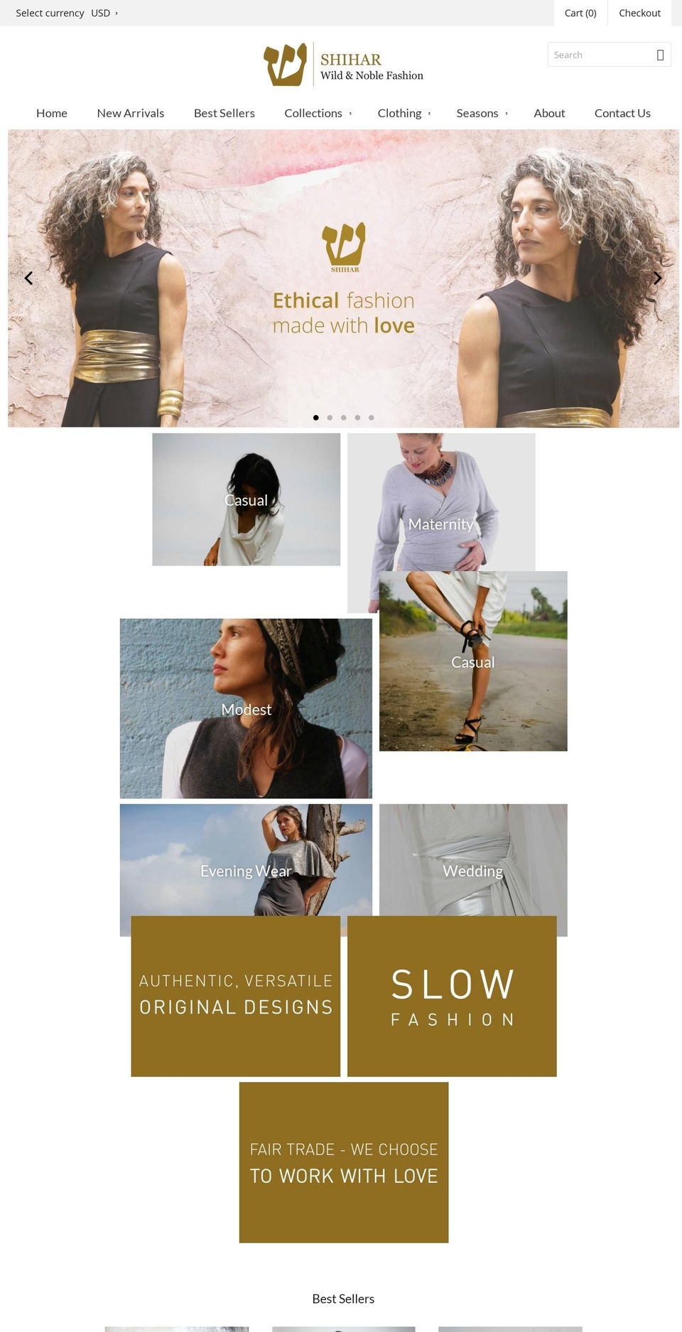 shihar.com — Shopify storefront screenshot