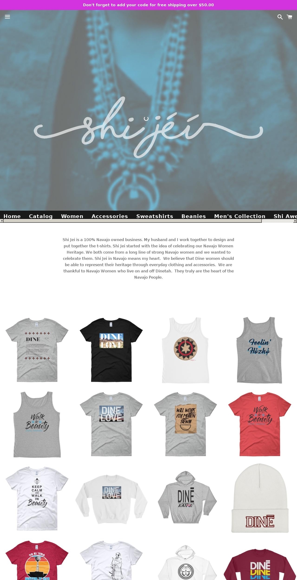 shijei.com shopify website screenshot