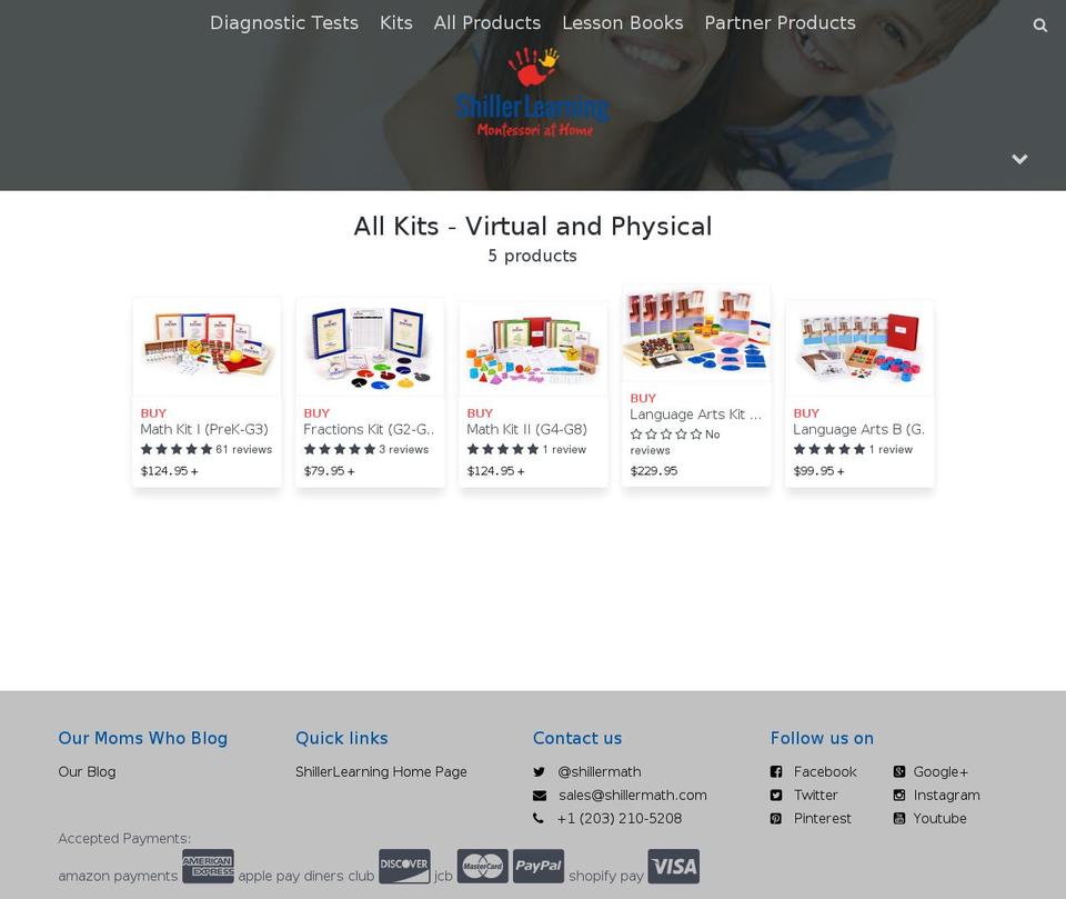 shillermath.myshopify.com shopify website screenshot