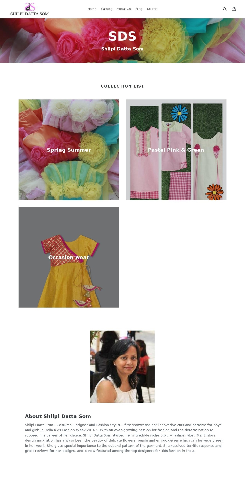 shilpidattasom.com — Shopify storefront screenshot