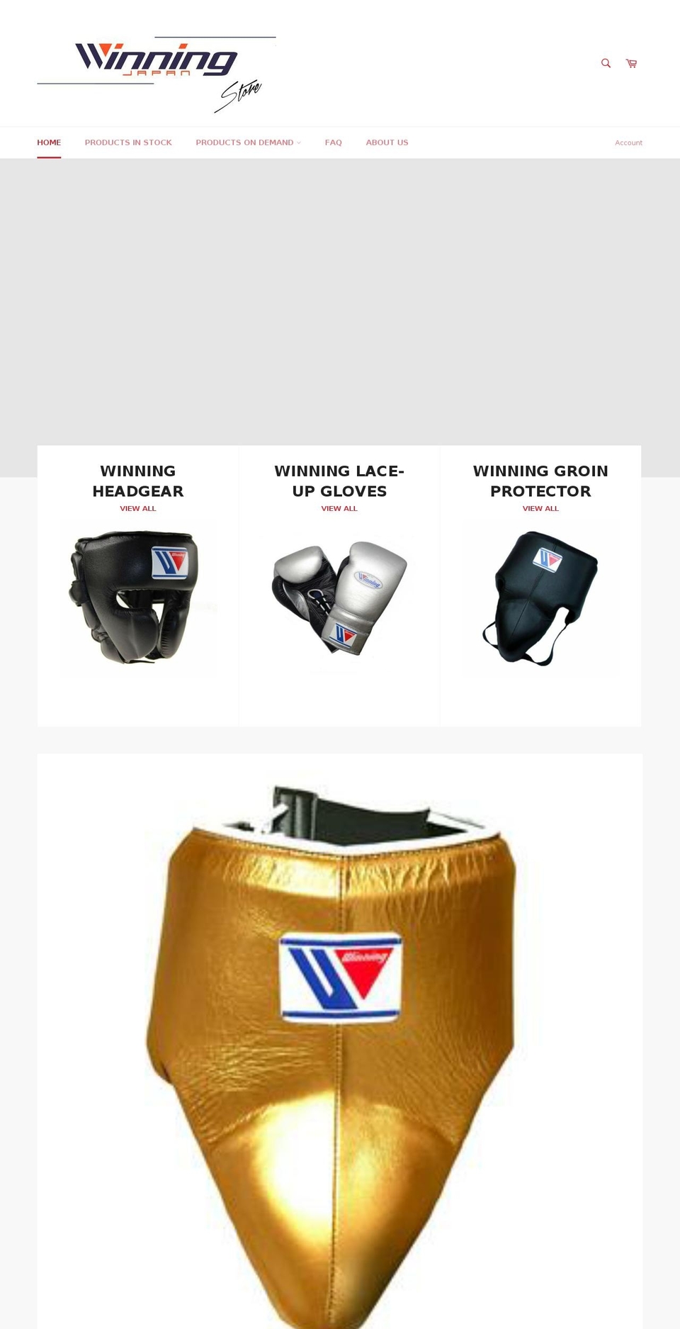 shimaboxing.com — Shopify storefront screenshot