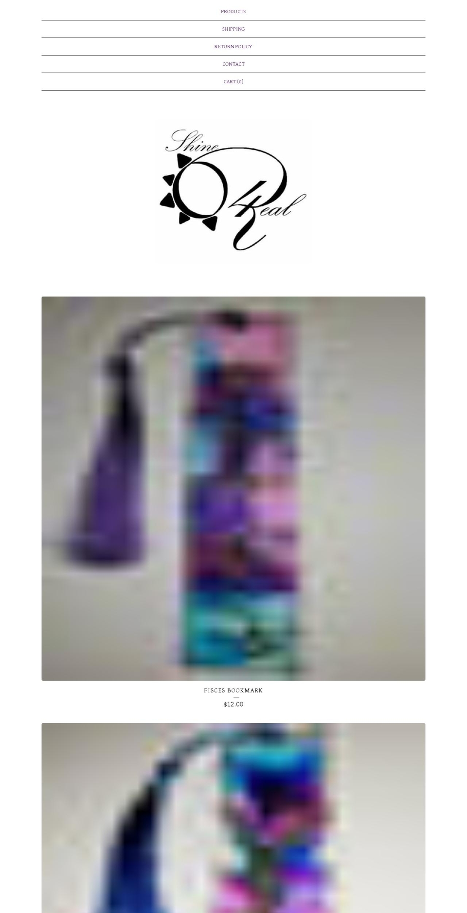 shine4real.com shopify website screenshot