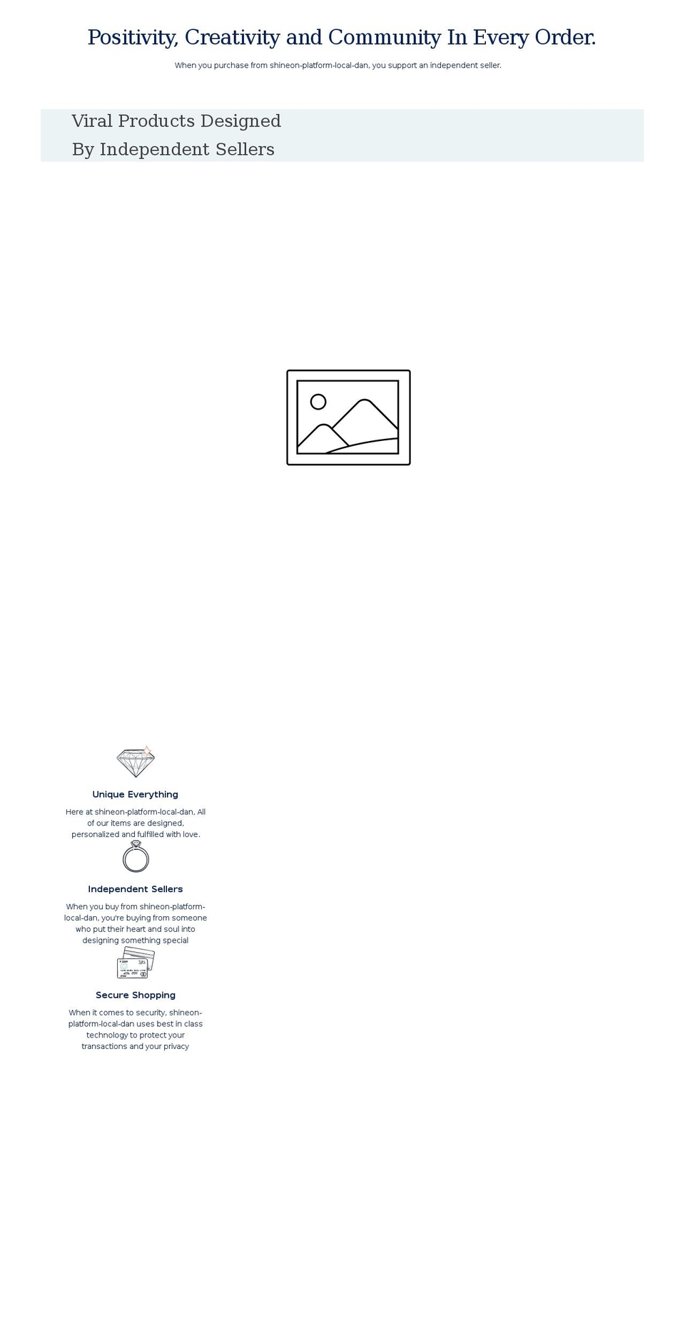 shineon-platform-local-dan.myshopify.com shopify website screenshot