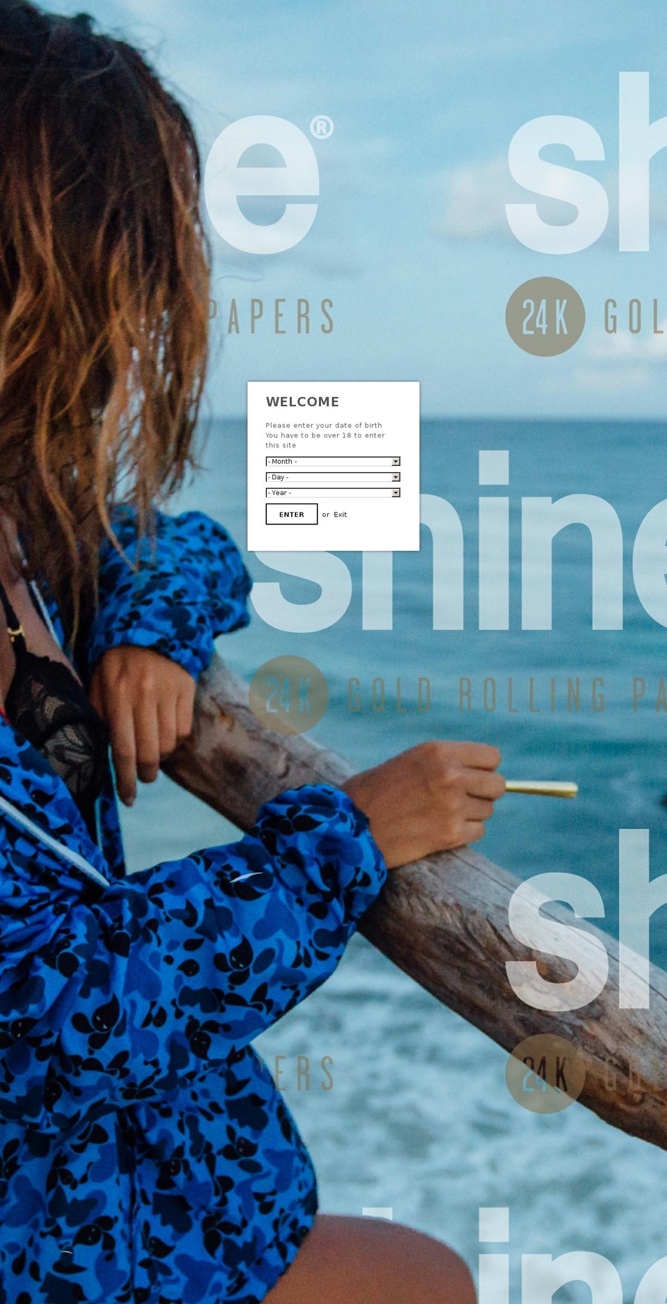 shinepapers.com shopify website screenshot