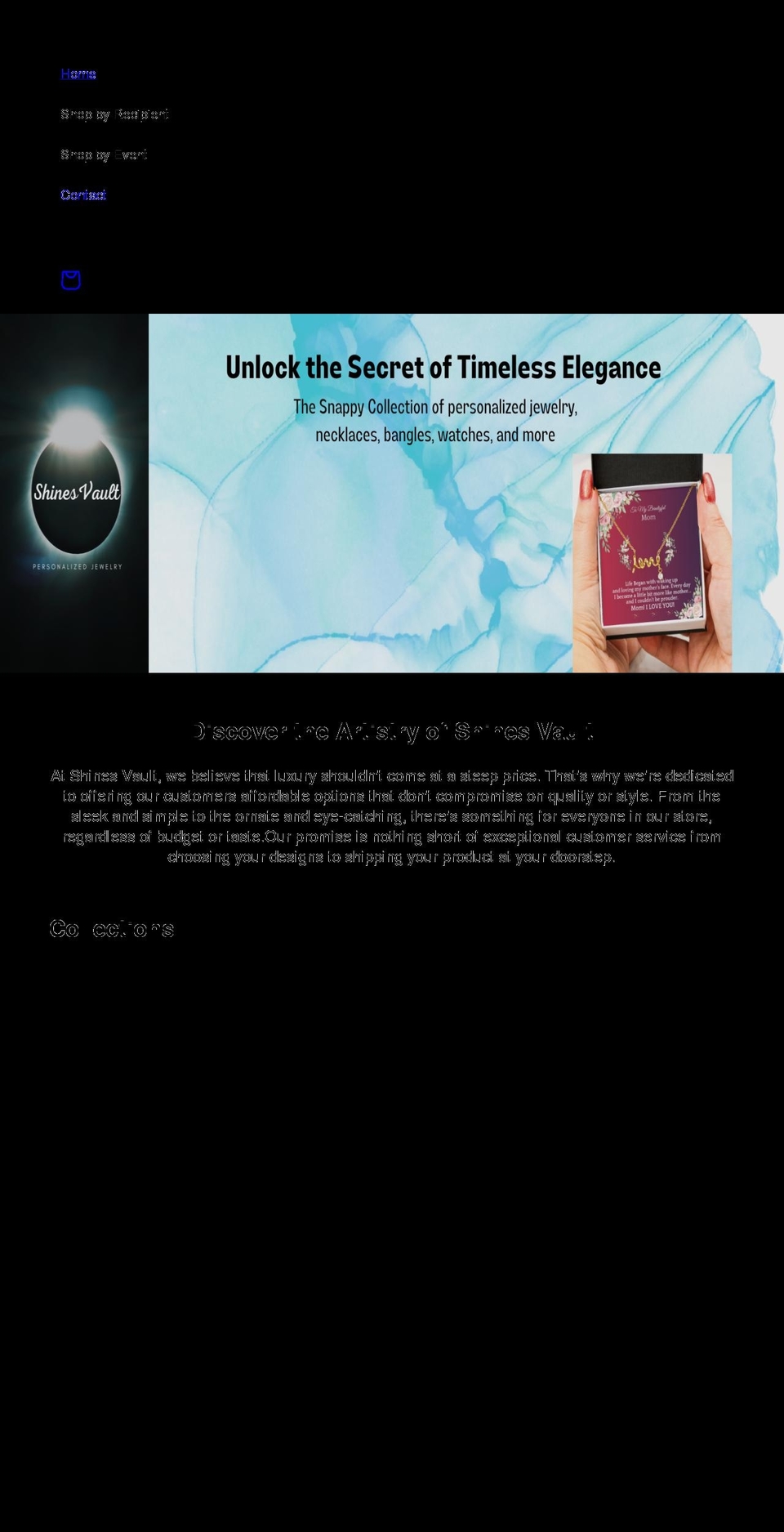 ALEKS - DEV theme Shopify theme site example shinesjewelers.com