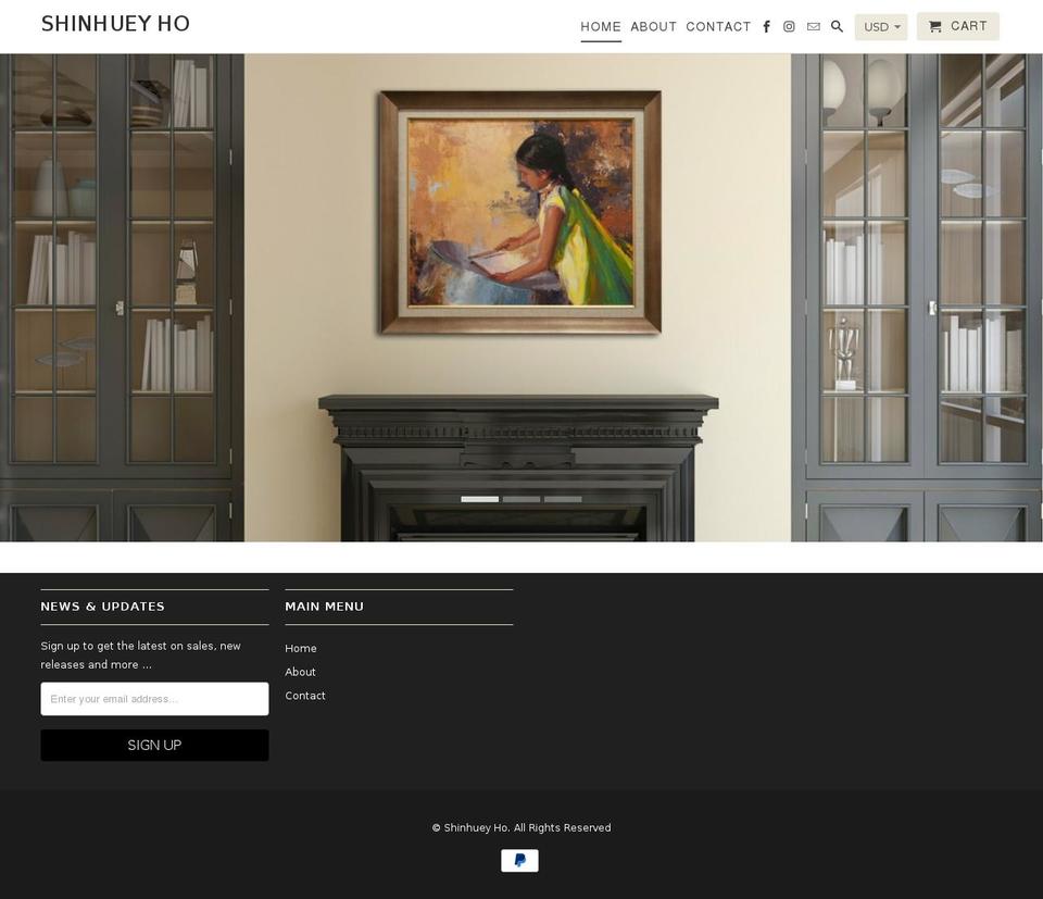 Charms Shopify theme site example shinhueyho.com