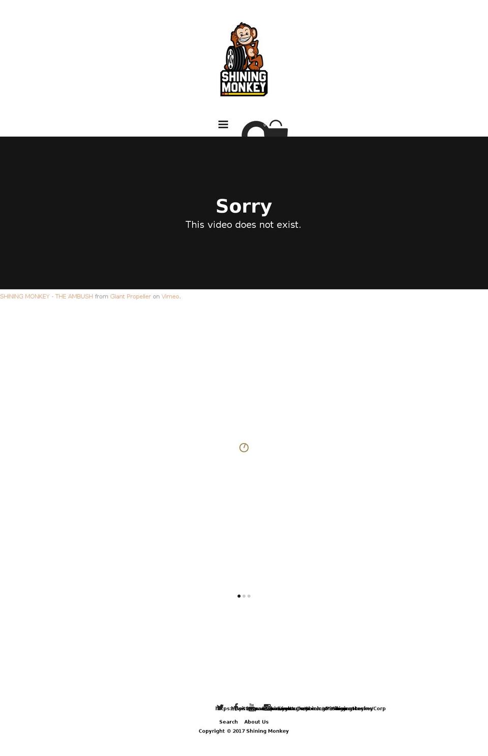 shiningmonkey.com shopify website screenshot