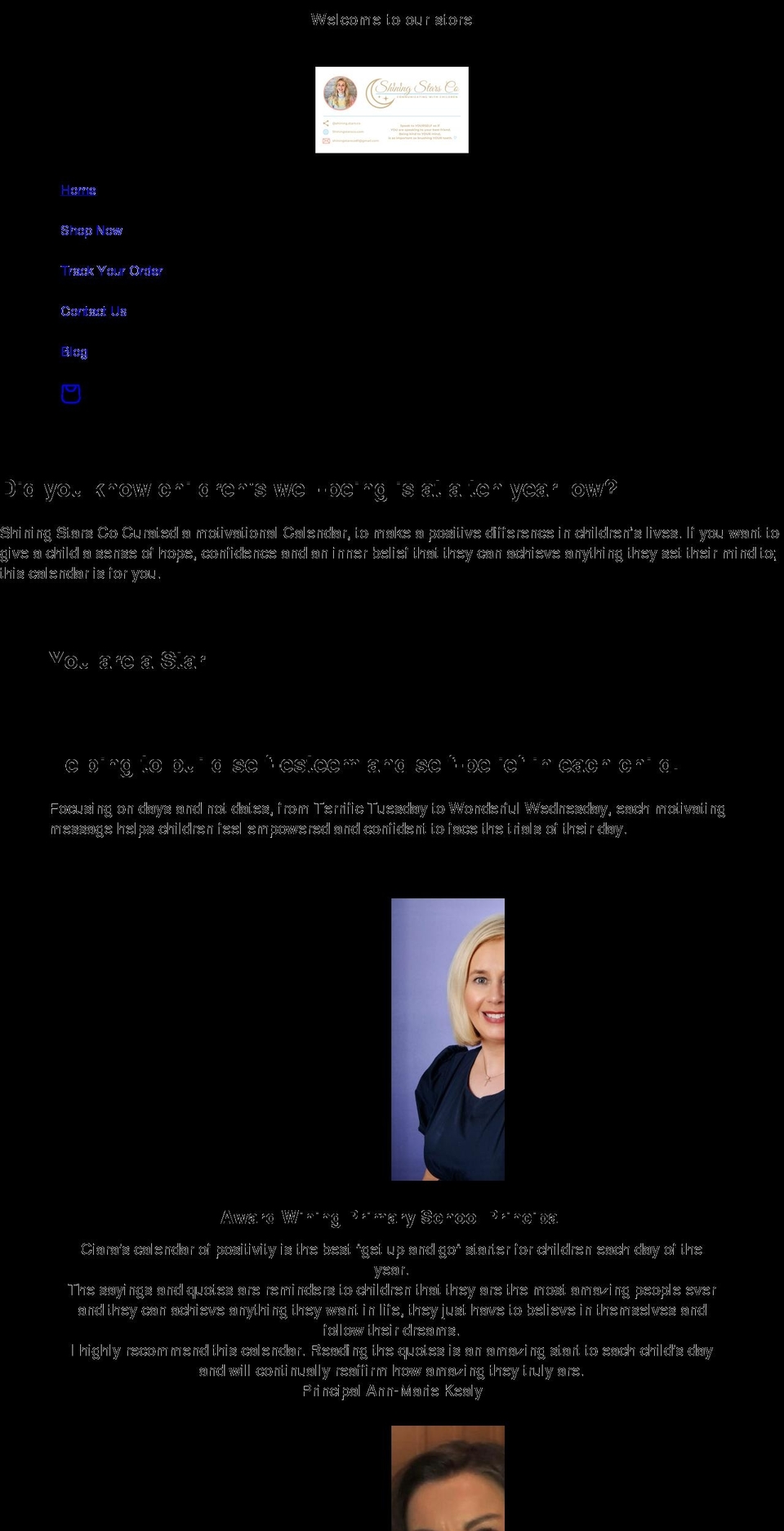 shiningstarsco.com shopify website screenshot