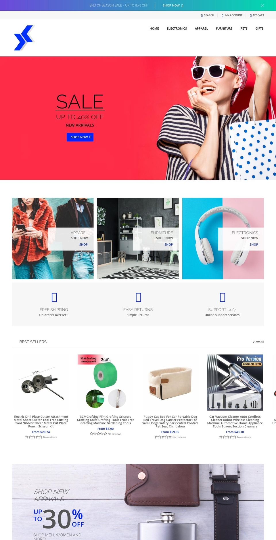 shinobishop.net shopify website screenshot