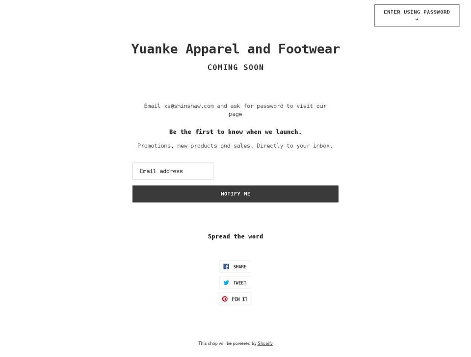 shinshawppe.myshopify.com shopify website screenshot