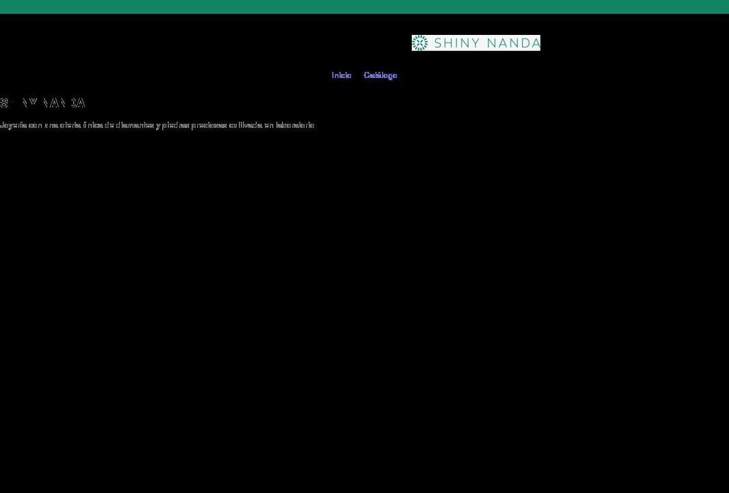 shinynanda.com shopify website screenshot