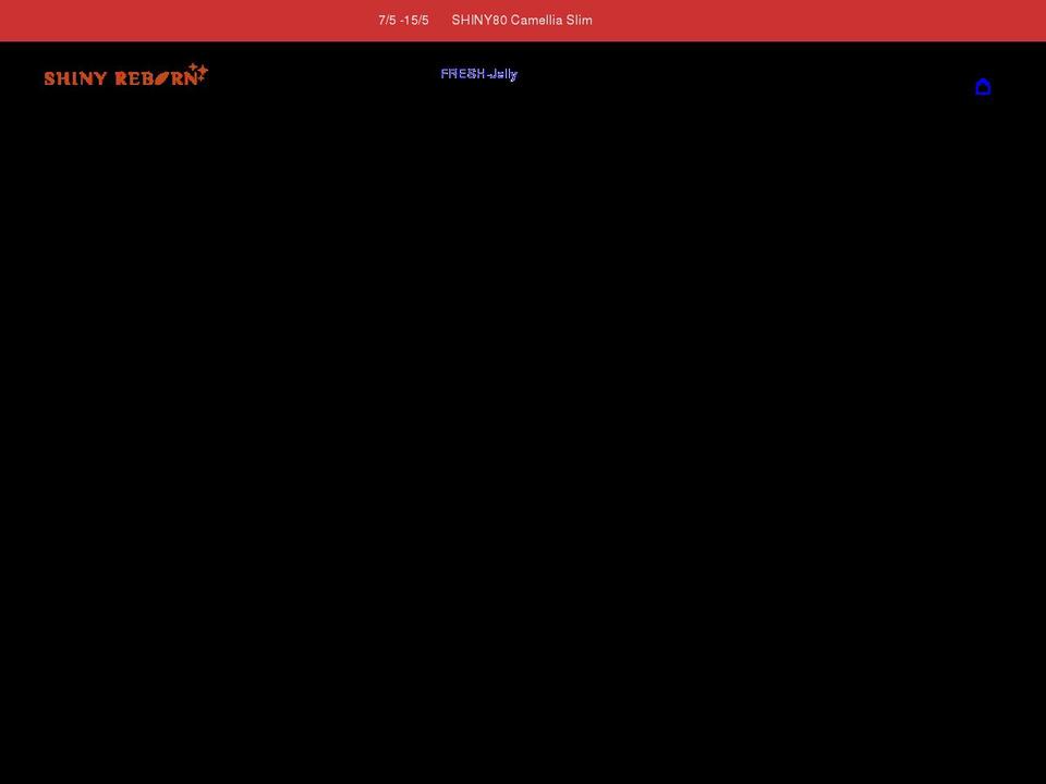 shinyreborn.com shopify website screenshot