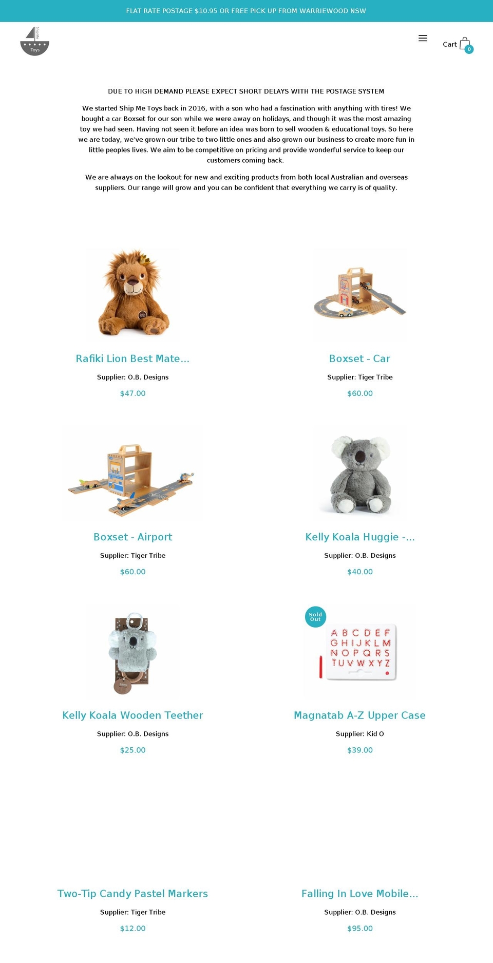 shipmetoys.com.au shopify website screenshot