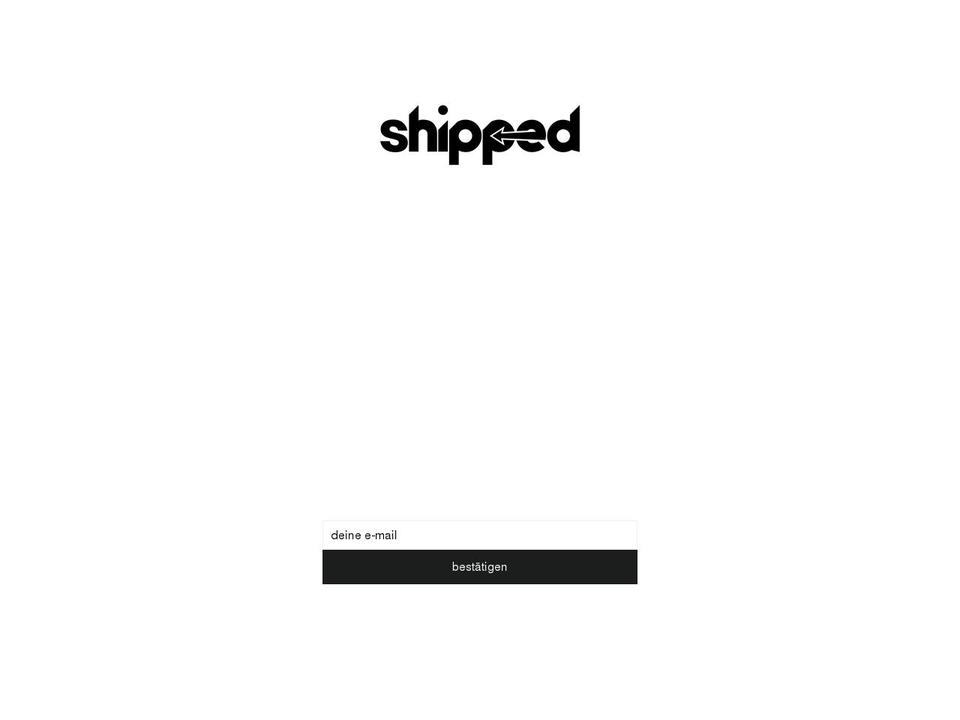 shipped.de shopify website screenshot