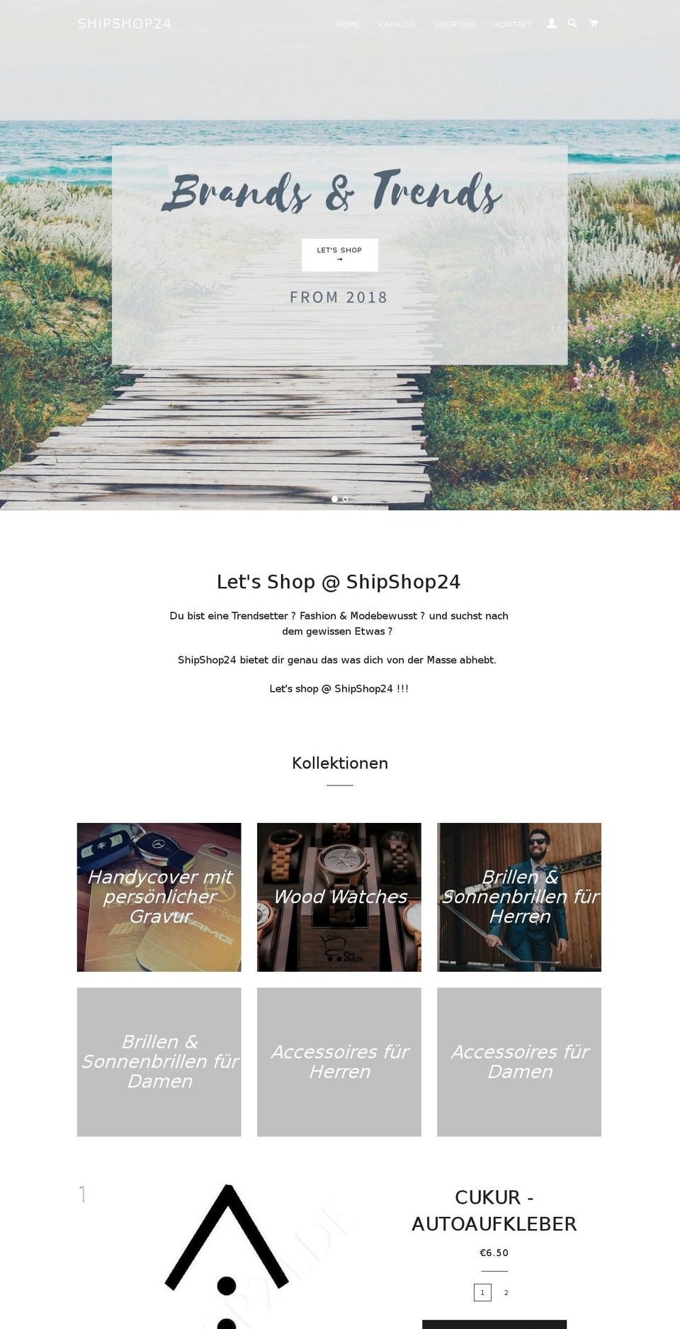 shipshop24.de shopify website screenshot