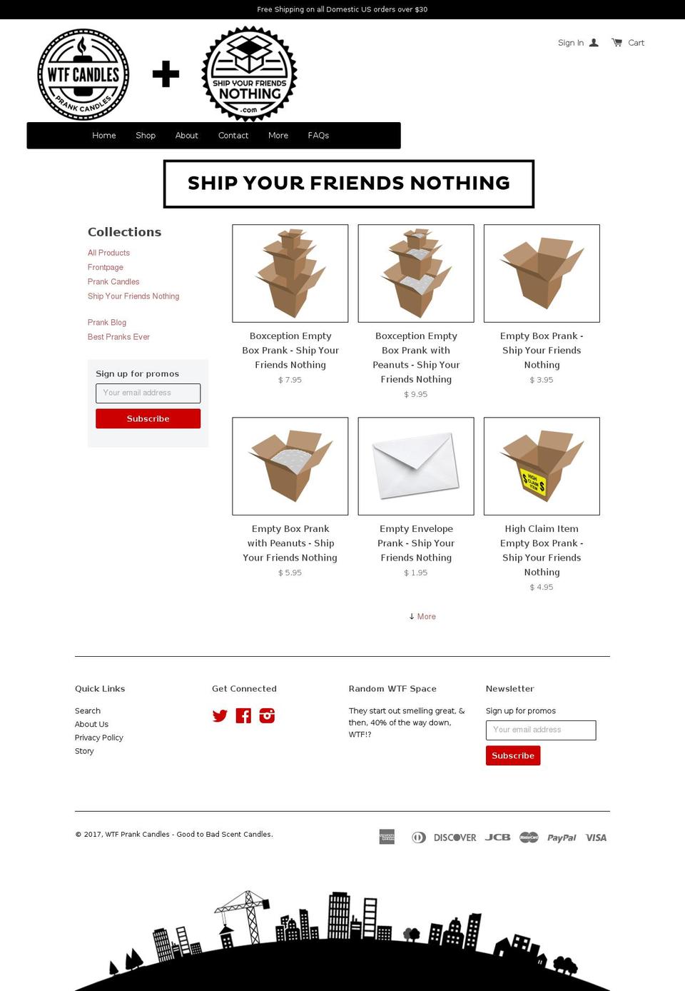 10-3-2017 Prank Candles (Based on Solo) Shopify theme site example shipyourfriendsnothing.com