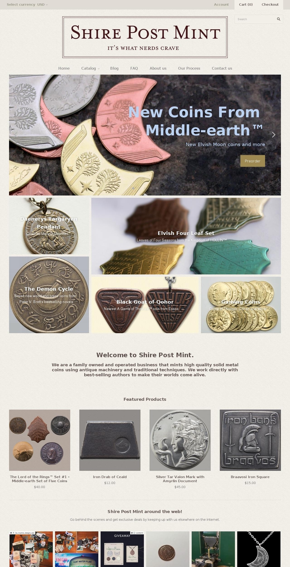 shirepost.com shopify website screenshot