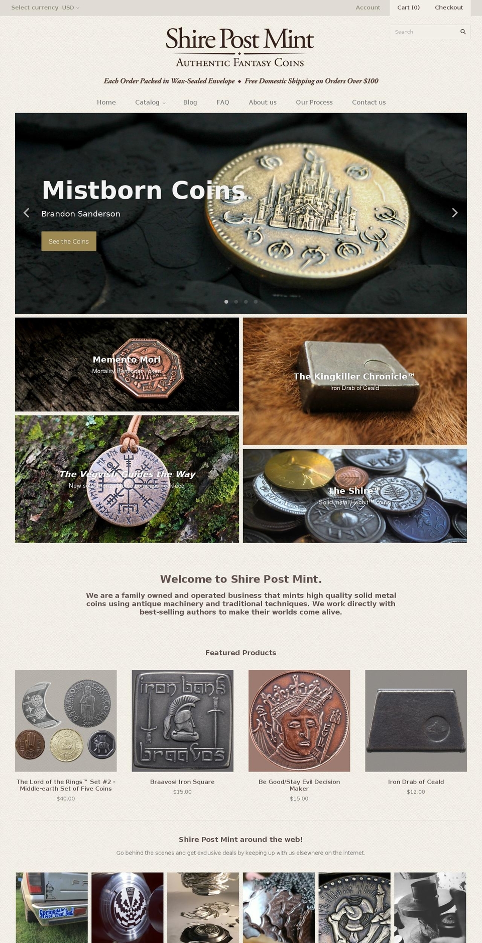 shirepostmint.com shopify website screenshot