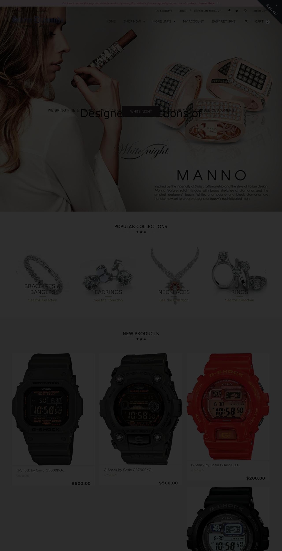 jewelry-r13 Shopify theme site example shirindiamond.net