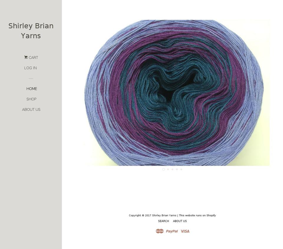 shirleybrian.com shopify website screenshot