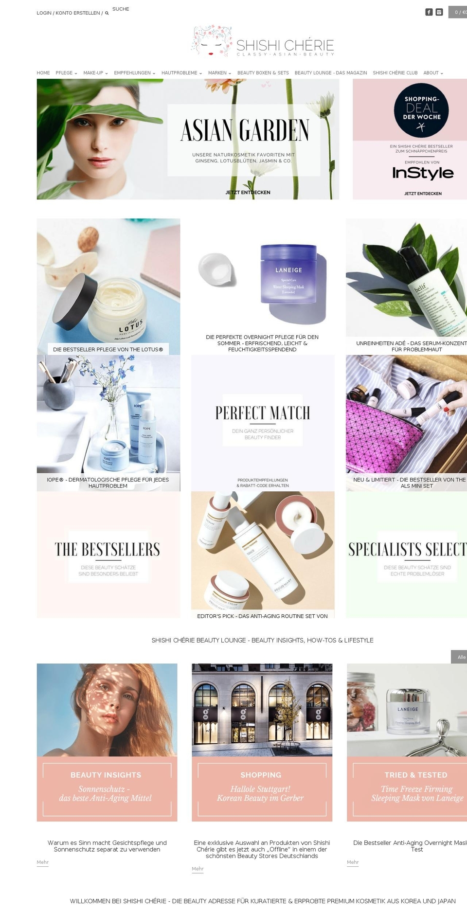 shishicherie.com shopify website screenshot