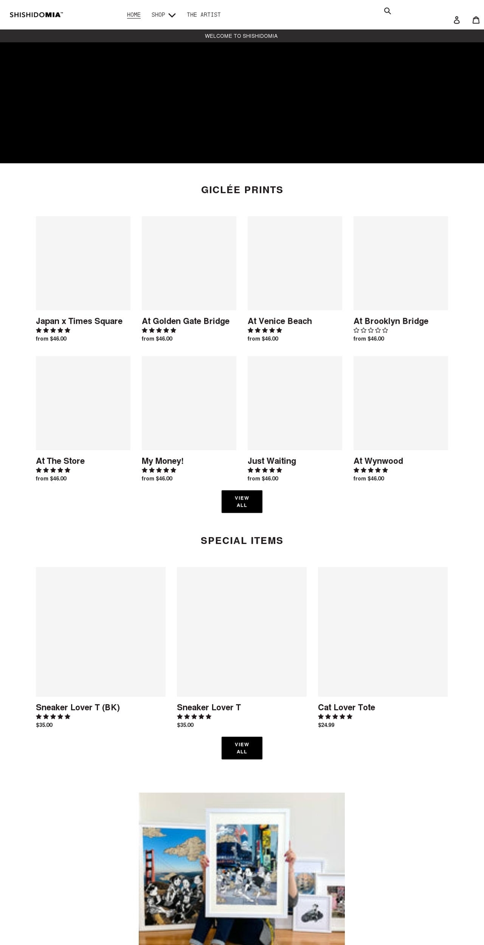 shishidomia.com shopify website screenshot