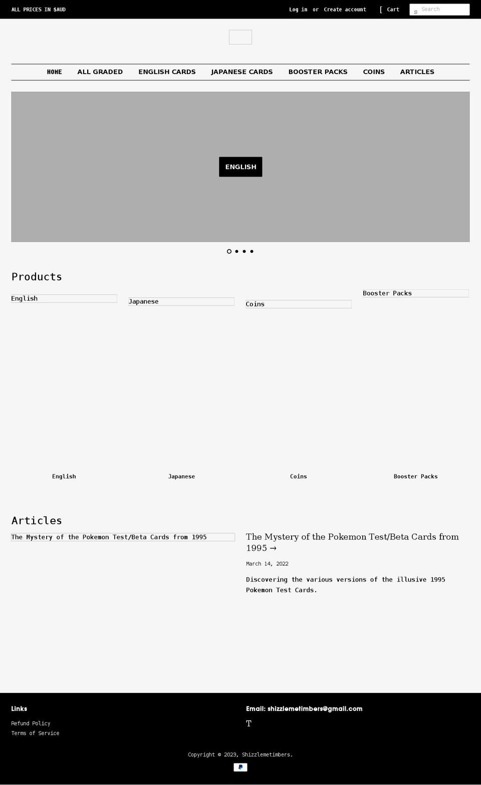 shizzlemetimbers.com shopify website screenshot