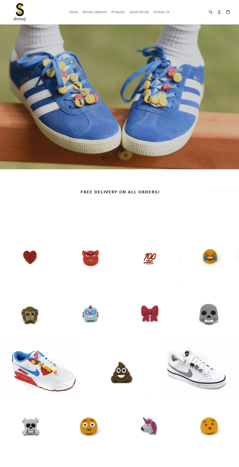 shmoji.com shopify website screenshot