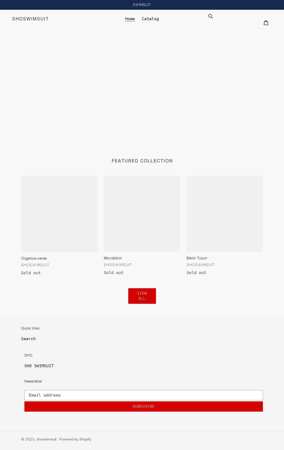 shobia.store shopify website screenshot