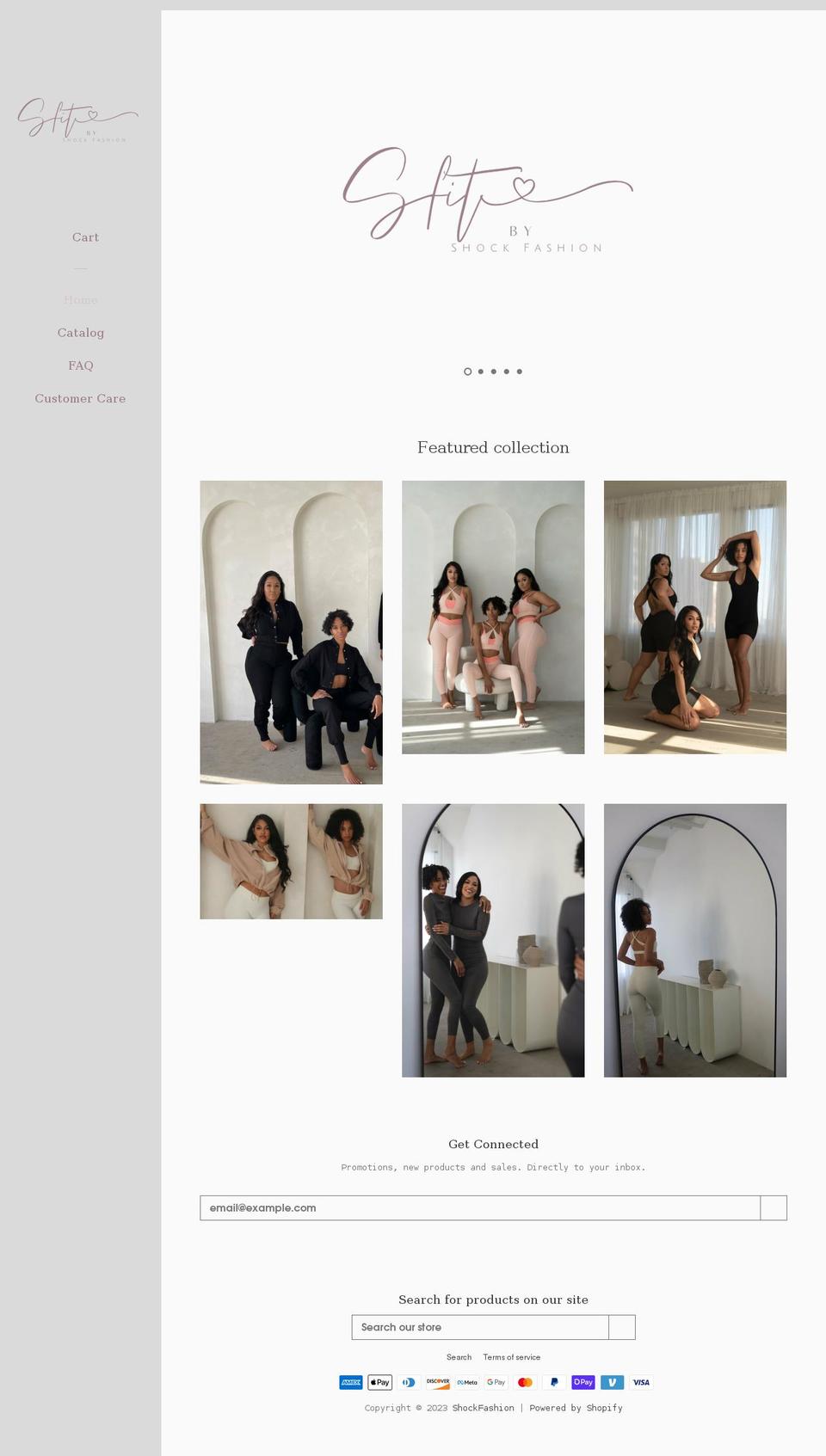 shock-fashion.com shopify website screenshot