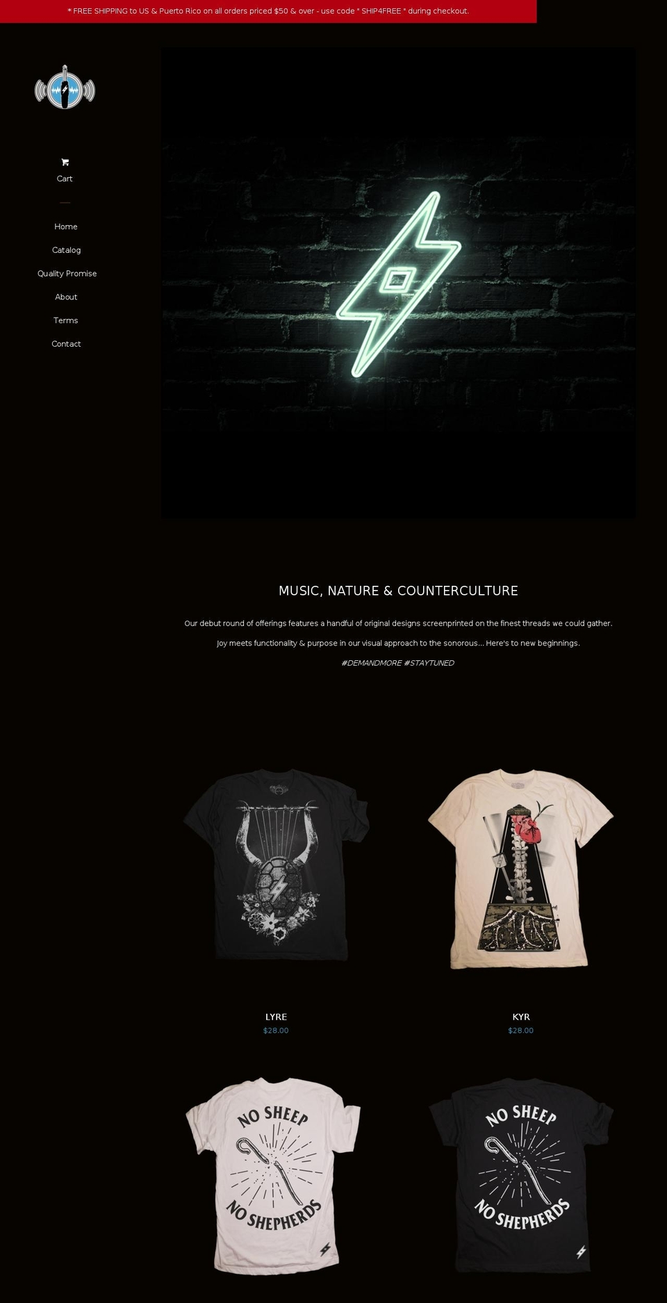 shockerline.com — Shopify storefront screenshot