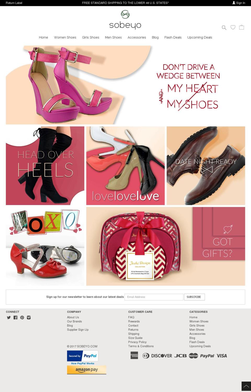 Crave Shopify theme site example shoebeyond.myshopify.com