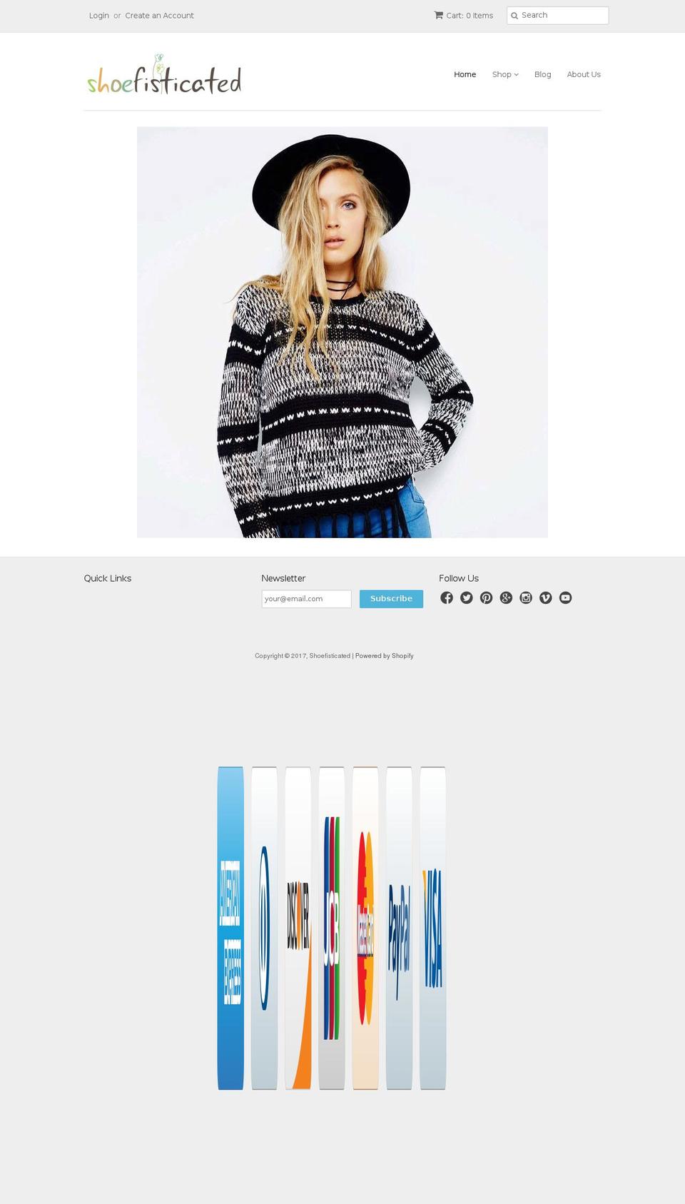 shoefisticated.com shopify website screenshot