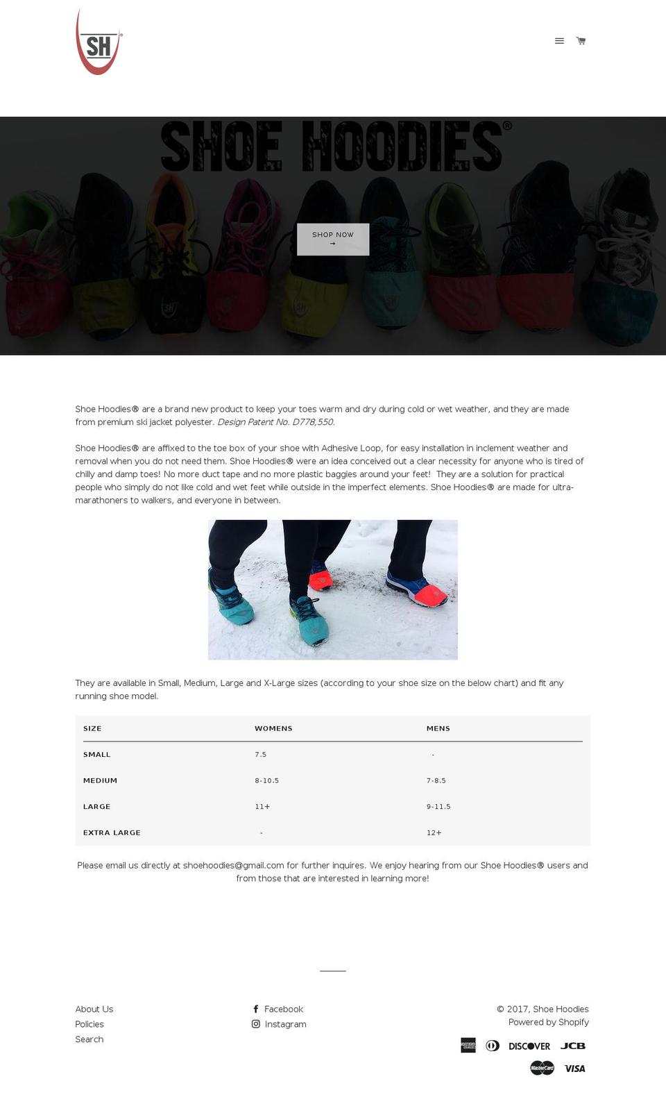 shoehoodies.net shopify website screenshot