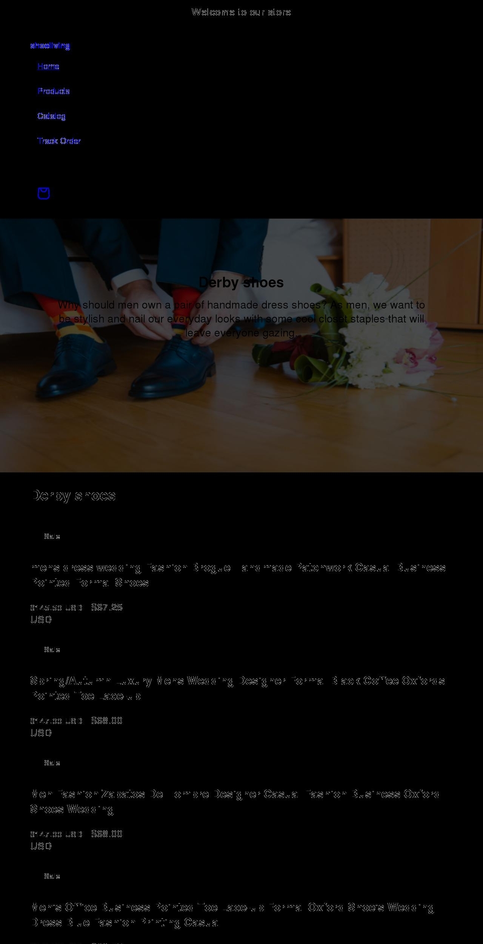 shoeliving.com shopify website screenshot