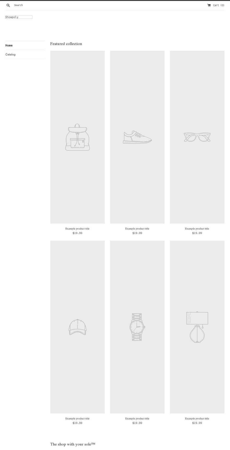 shoepoly.com shopify website screenshot