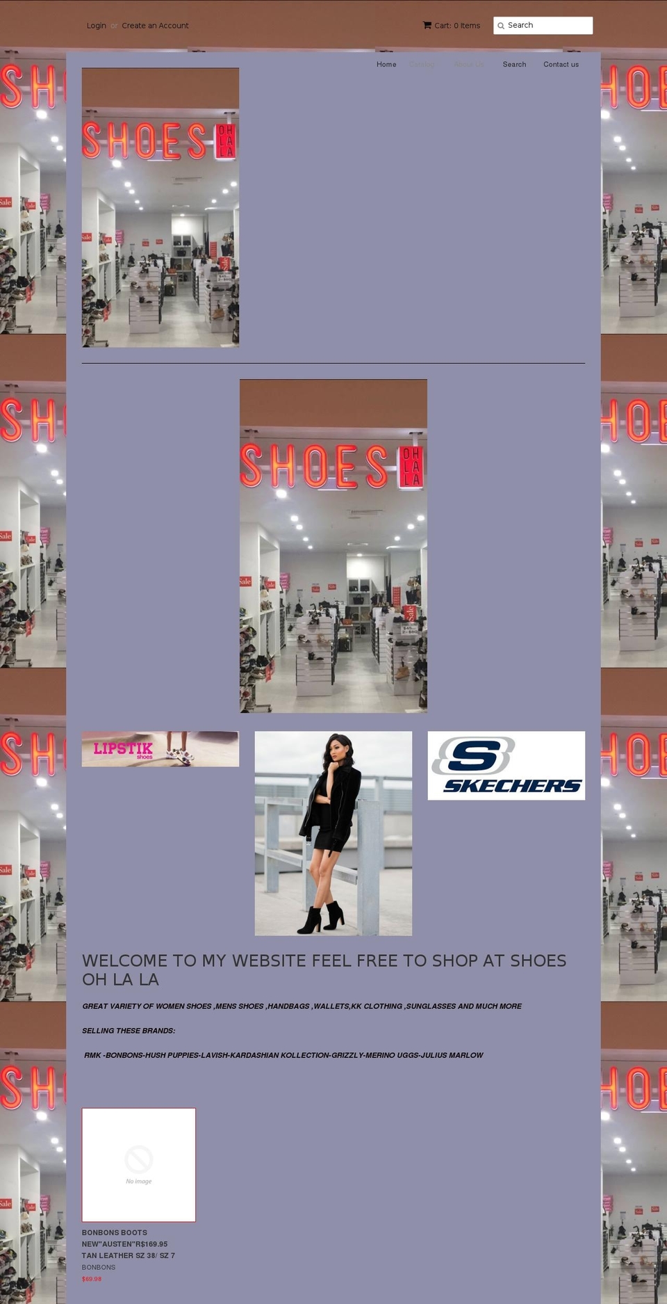 shoesohlala.com shopify website screenshot