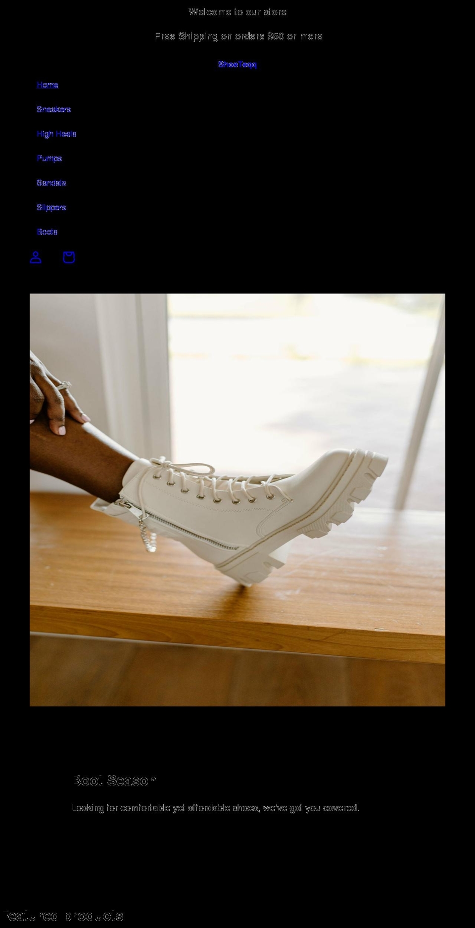 shoeteqq.com shopify website screenshot