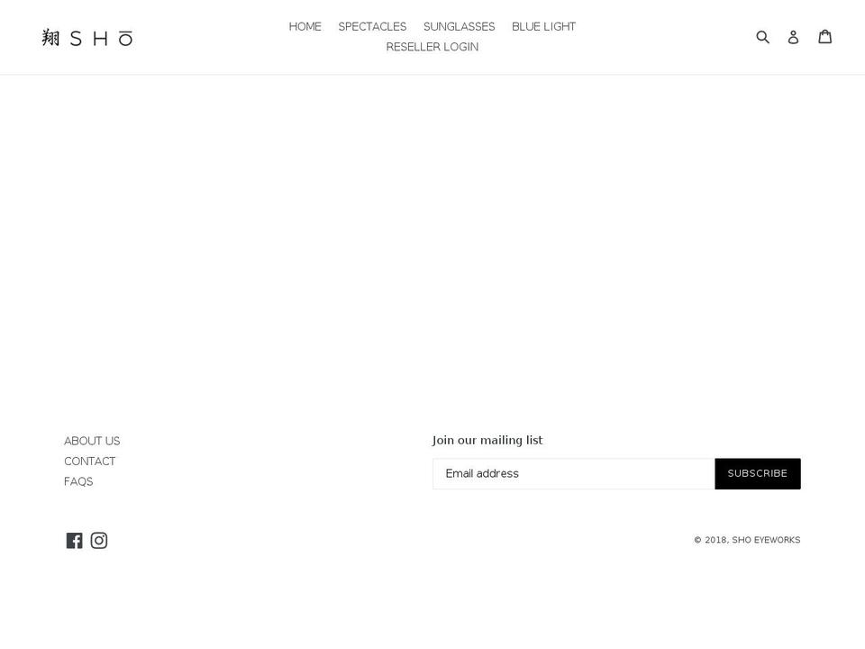 shoeyeworks.com — Shopify storefront screenshot