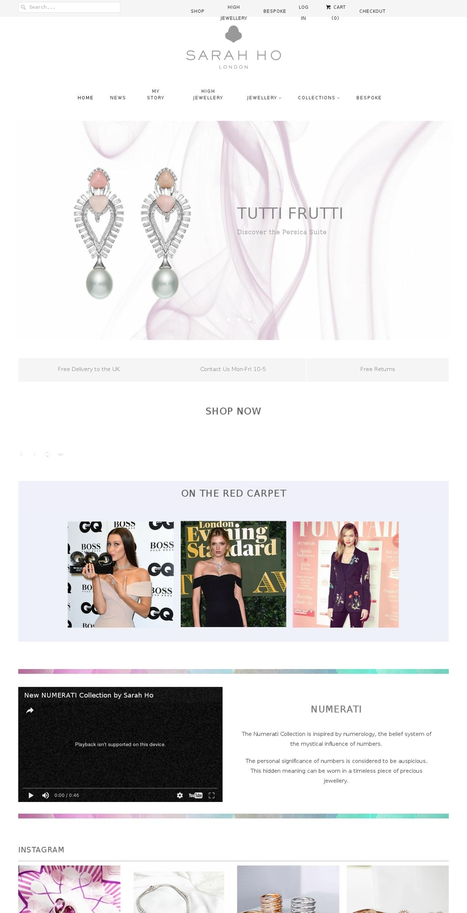 shojewellery.com shopify website screenshot